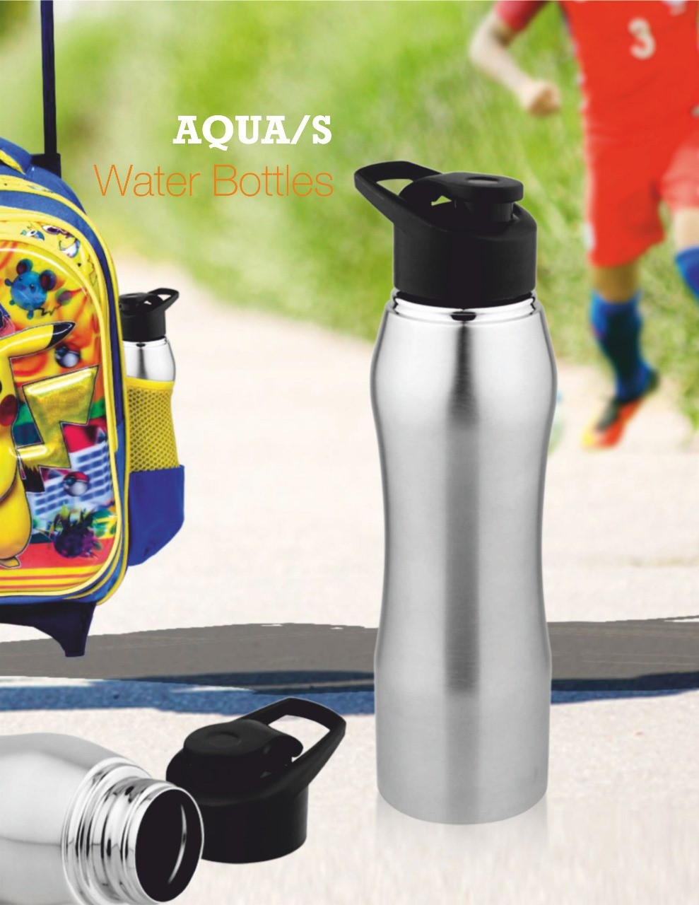 Ally Aqua/S  Stainless Steel Water Bottle 1000ML -Silver